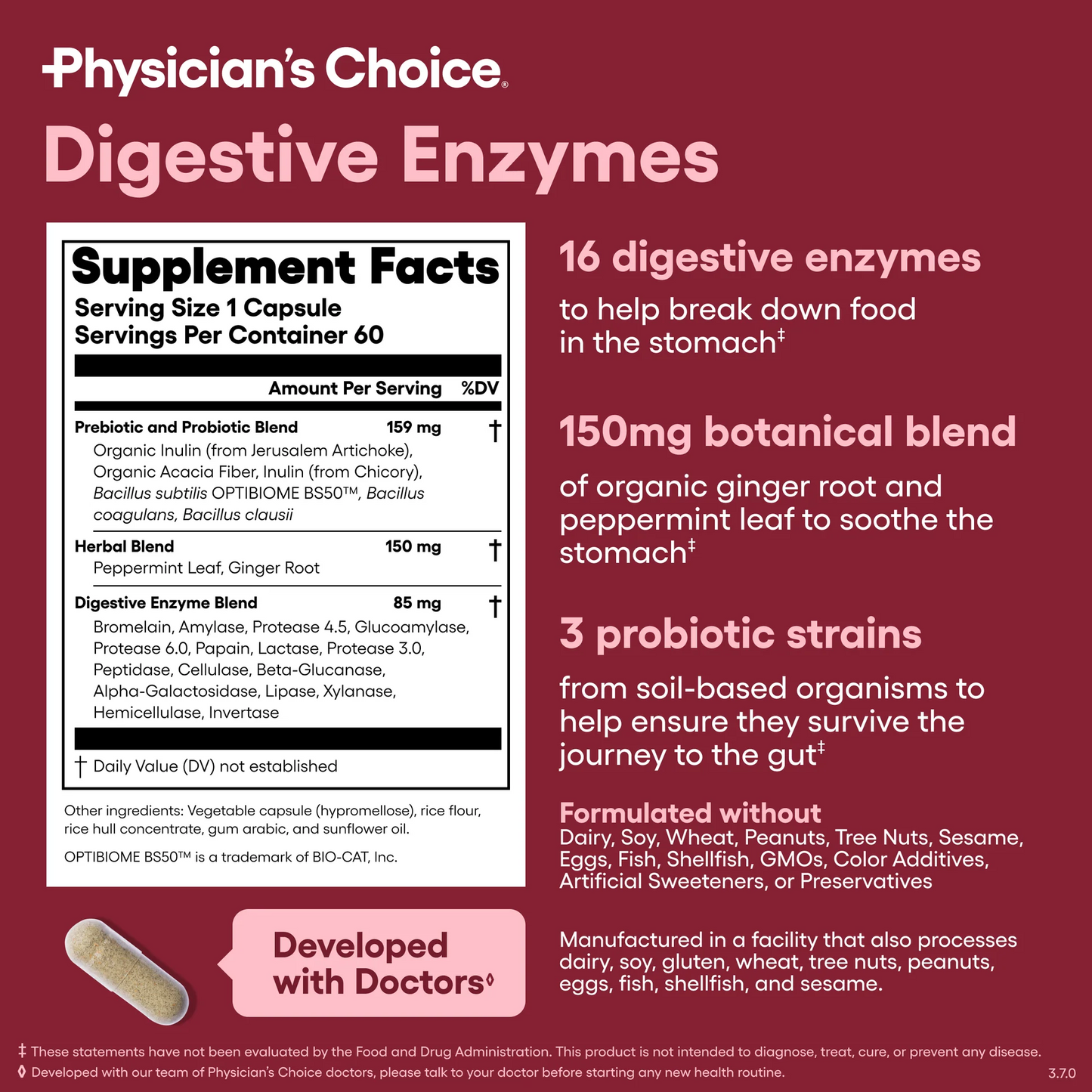 Physician's CHOICE Digestive Enzymes