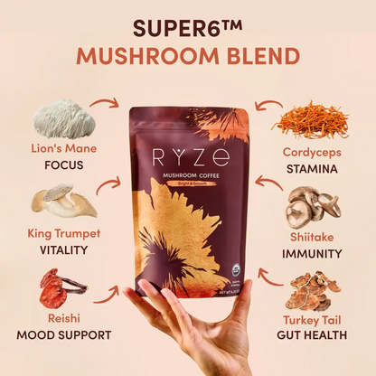 RYZE SUPERFOODS Mushroom Coffee