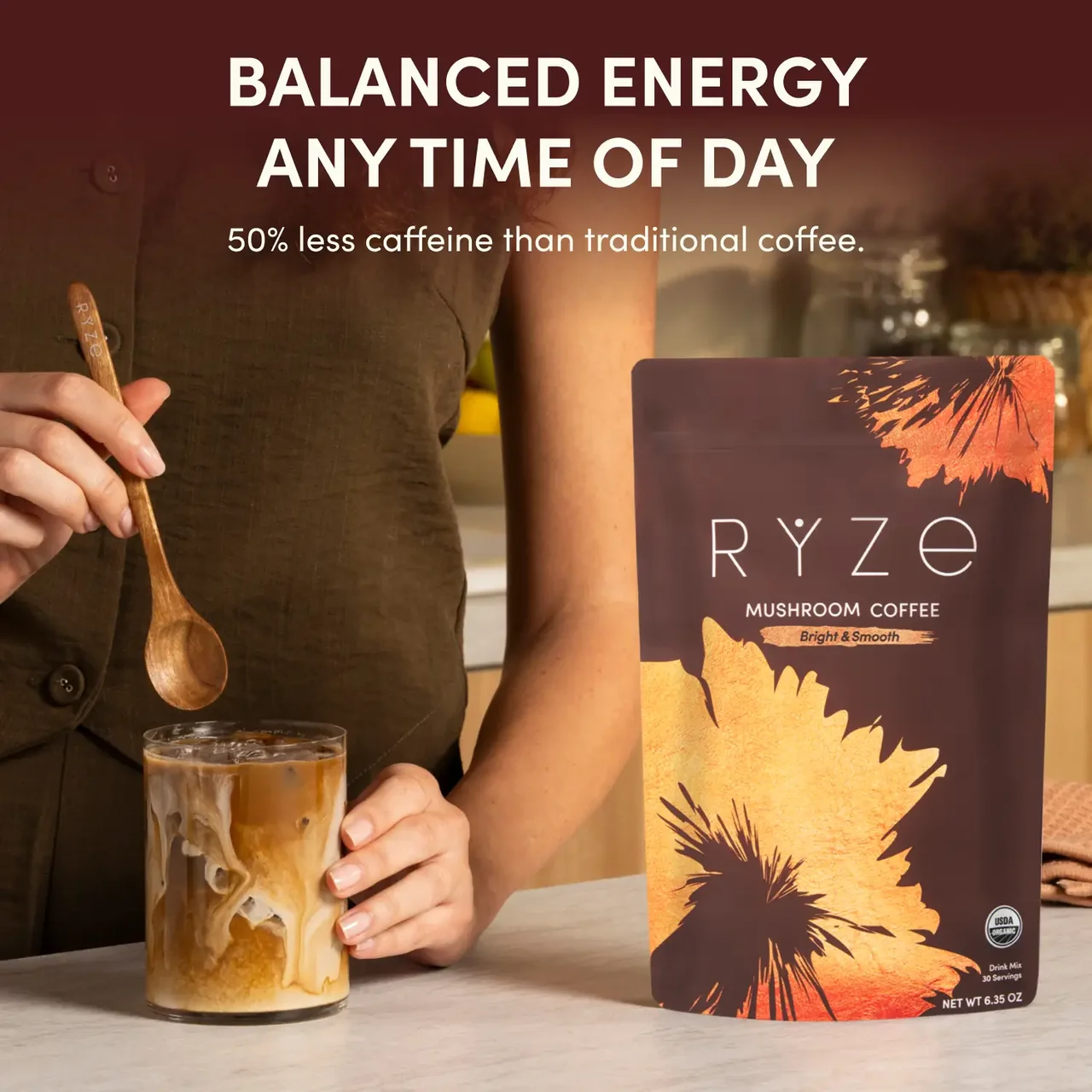 RYZE SUPERFOODS Mushroom Coffee